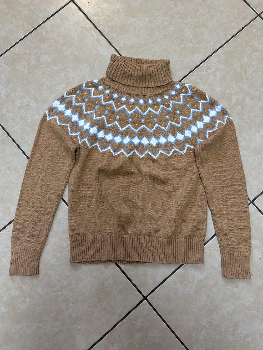 J.Crew brown turtleneck sweater size s